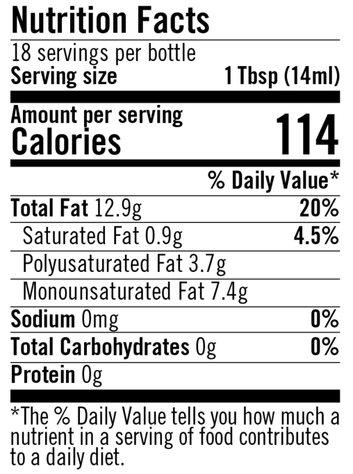 Cold-Pressed Chili Rapeseed Oil, 8.45 OZ – Todd's Premium Foods